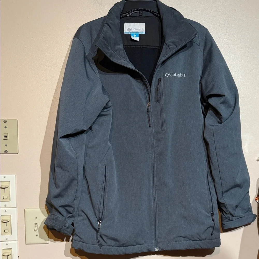 Columbia Charcoal Softshell Jacket